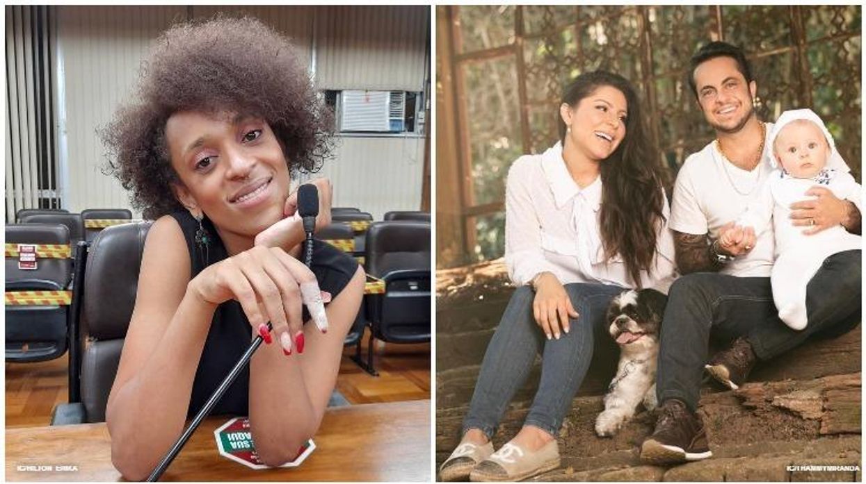 Hilton Miranda and Erika Thammy