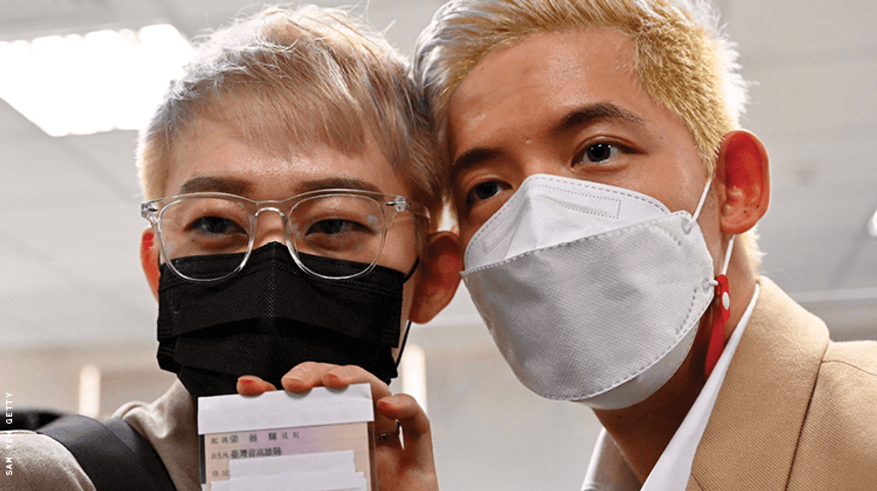 Historic Win for Couple and Marriage Equality in Taiwan