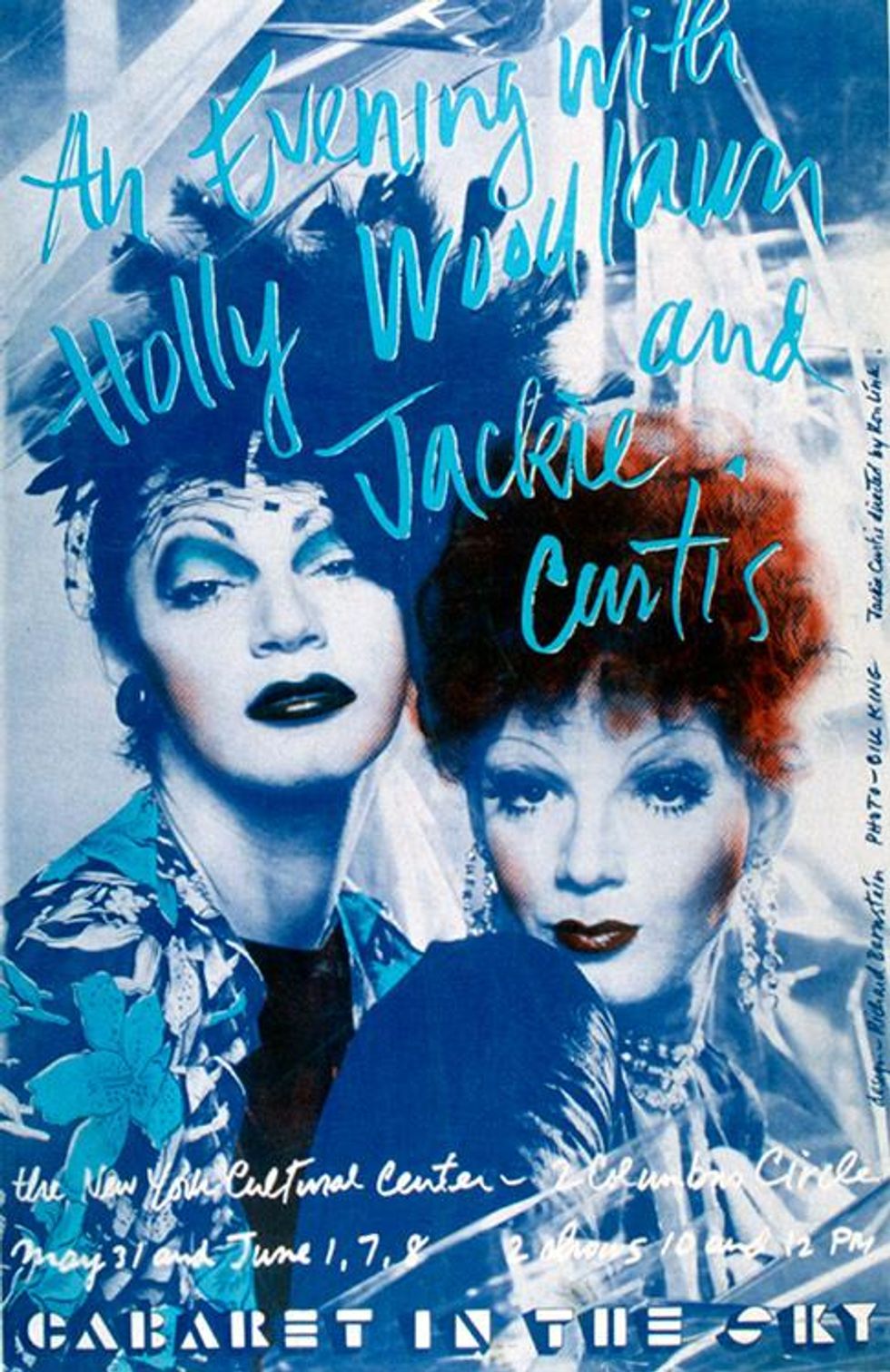 Holly Woodlawn and Jackie Curtis poster