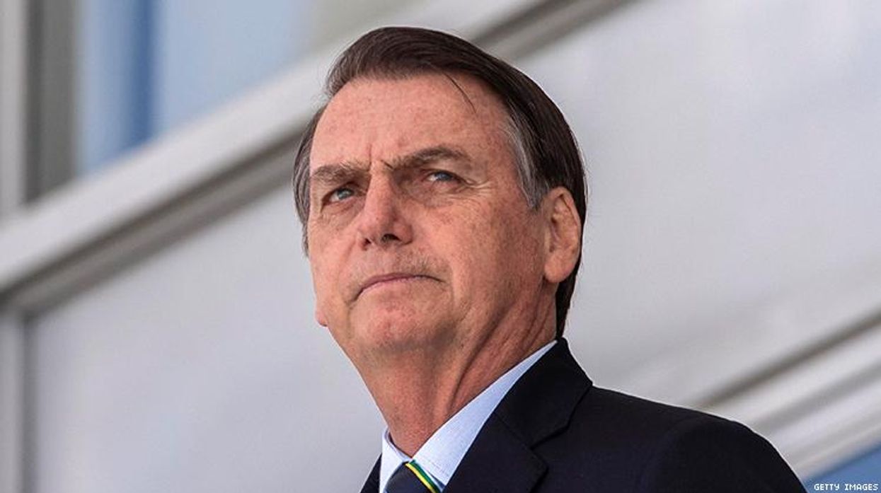 Homophobic President Jair Bolsonaro wants LGBTQ+ out of Brazil.