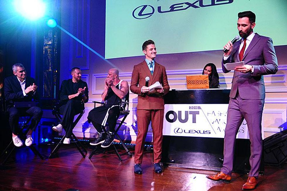 Hosts Robbie Rogers and Warren Alfie Baker