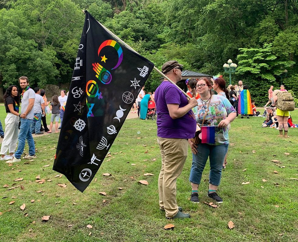 Hot Springs National Park, Arkansas - June, 4 2021: 3rd annual Pride Walk