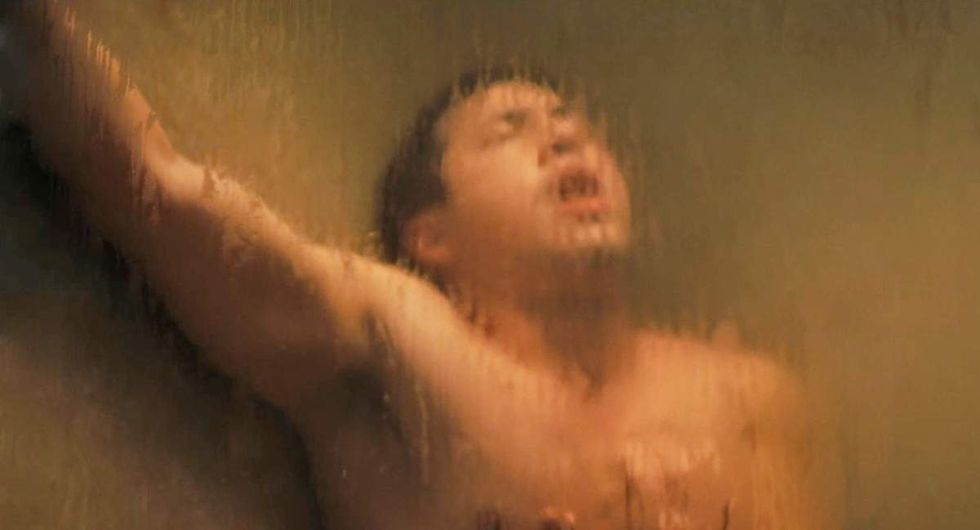 Hudson Williams as Shane Hollander on Heated Rivalry episode 4