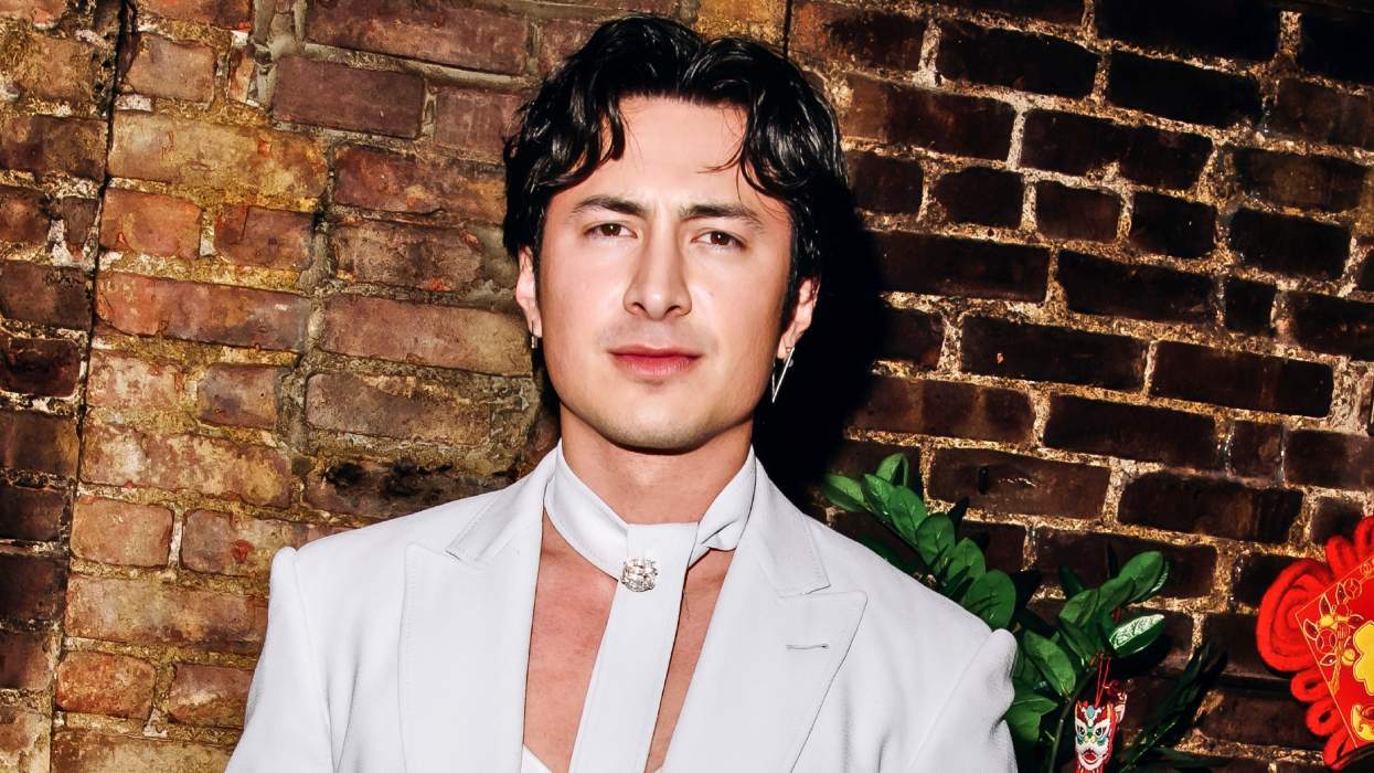 Hudson Williams at the Gold House Lunar New Year event on February 12, 2026 in New York City