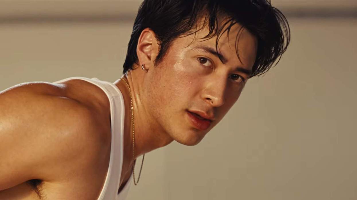 Hudson Williams in an ad for Peloton.