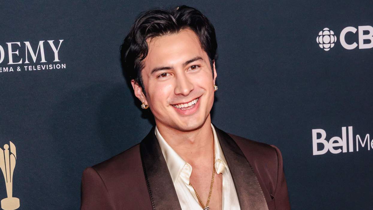 Hudson Williams smiling