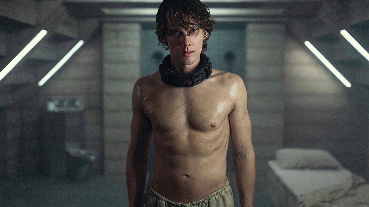 Hunter Doohan shirtless in season 2 of Wednesday