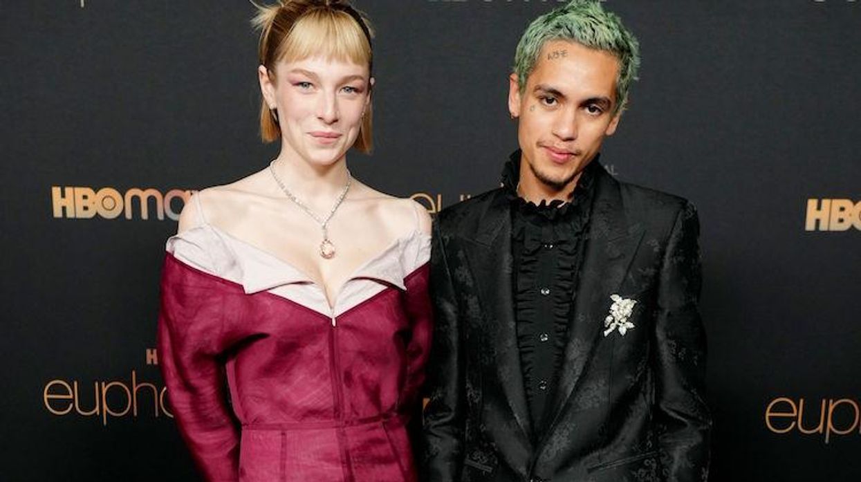 Hunter Schafer and Dominic Fike