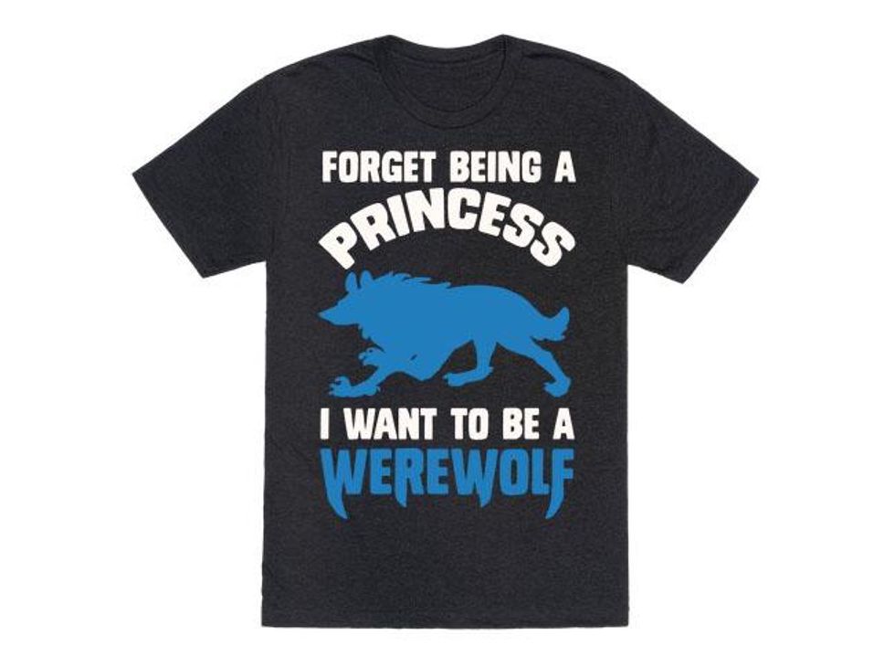 I want to be a werewolf shirt