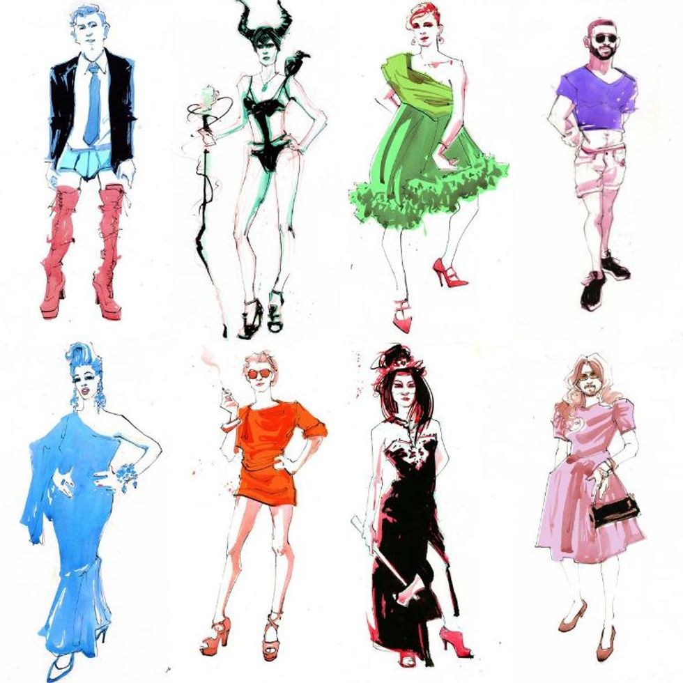 Illustrator A.E. Kieren Captures the Best Looks at the Invasion