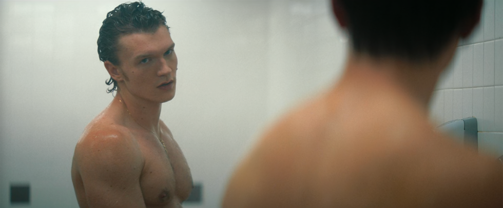 Illya and Shane in the shower