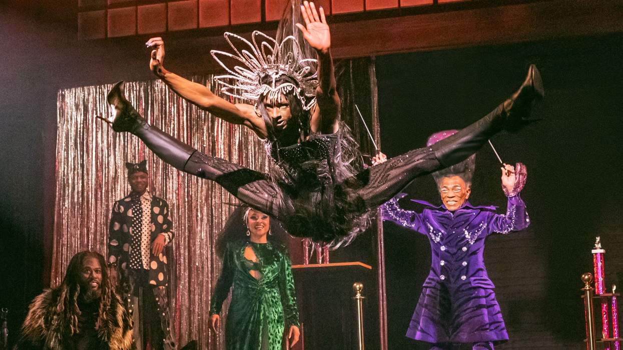 Image may contain: andrƩ de shields, adult, person, dancing, leisure activities, face, and head