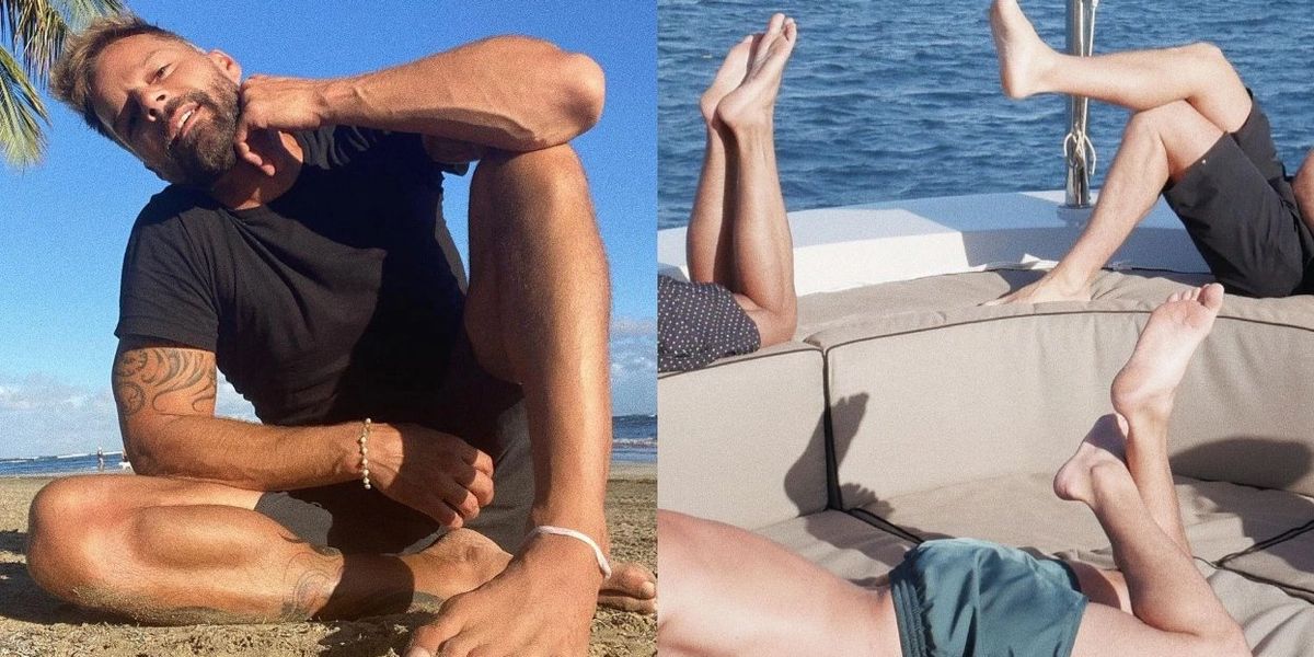 Ricky Martin & Jwan Yosef's Instagrams, Told Through Ricky's Foot Fetish