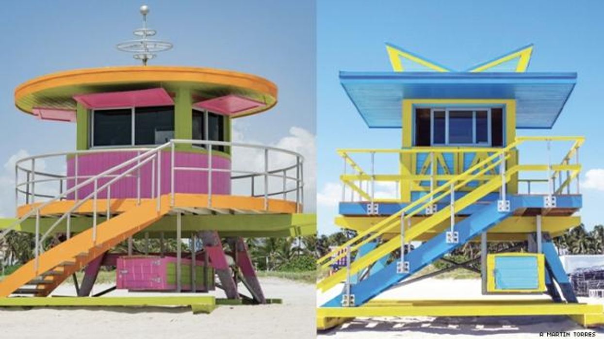 Miami's Colorful Guard Shacks Reflect Queer Joy of Creator