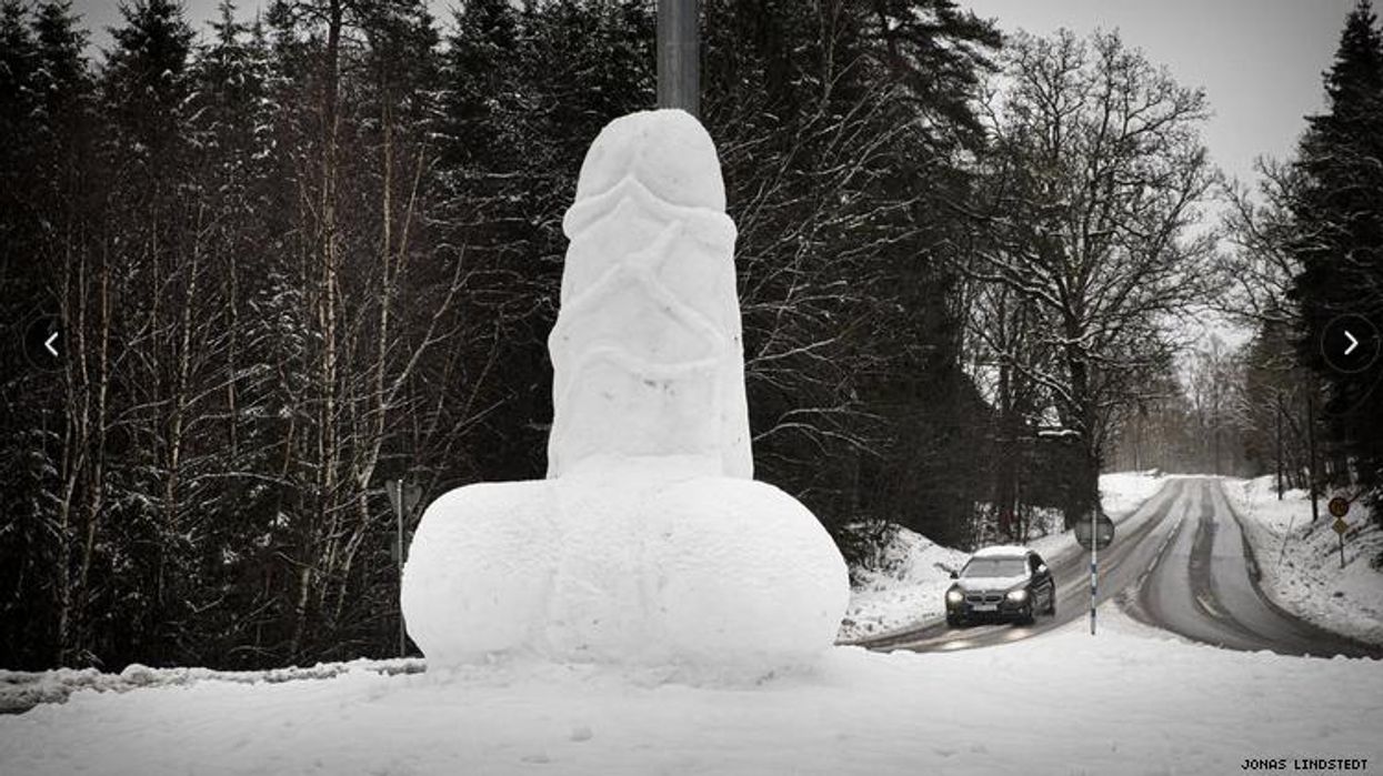 Erected Penis Sculpture Arouses Safety Concerns In Sweden