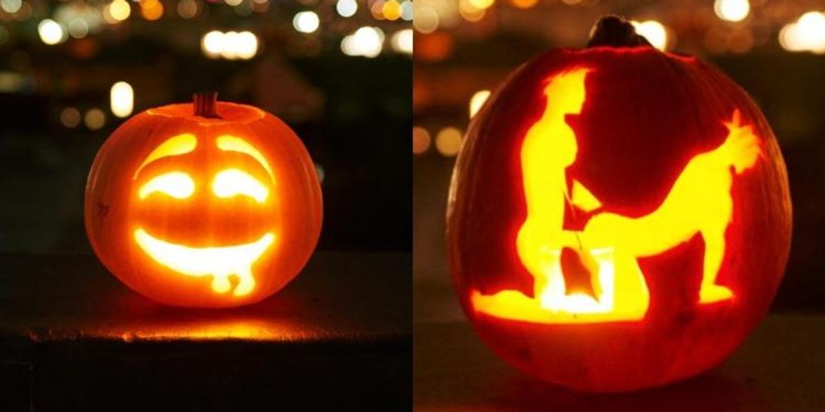 11 Gay, Adult Pumpkin Carvings We Can't Get Enough Of 11 Gay, Adult Pumpkin Carvings We Can't Get Enough Of