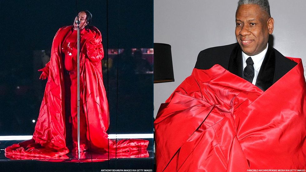 
Rihanna's Super Bowl Look Paid Tribute to Style Icon André Leon Talley
