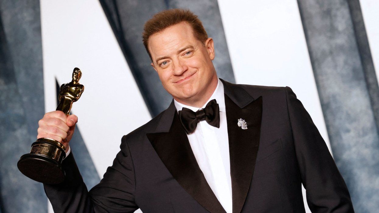 <p>Brendan Fraser Opens Up About His Gay, Oscar-Winning <em>The Whale</em> Performance</p>