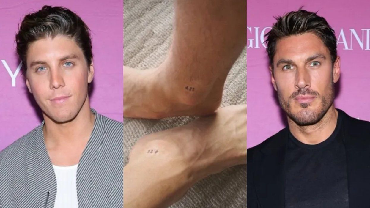 Lukas Gage & Chris Appleton Walk Red Carpet, Share Matching Tattoos