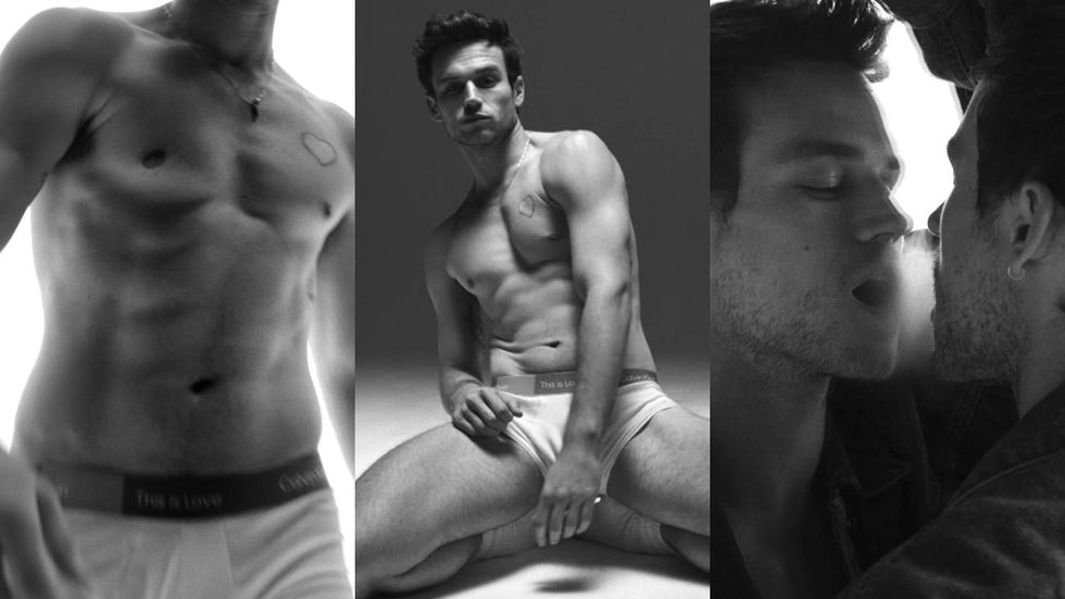 Watch Brandon Flynn Strip Down in Calvin Klein's Sexy New Pride Campaign