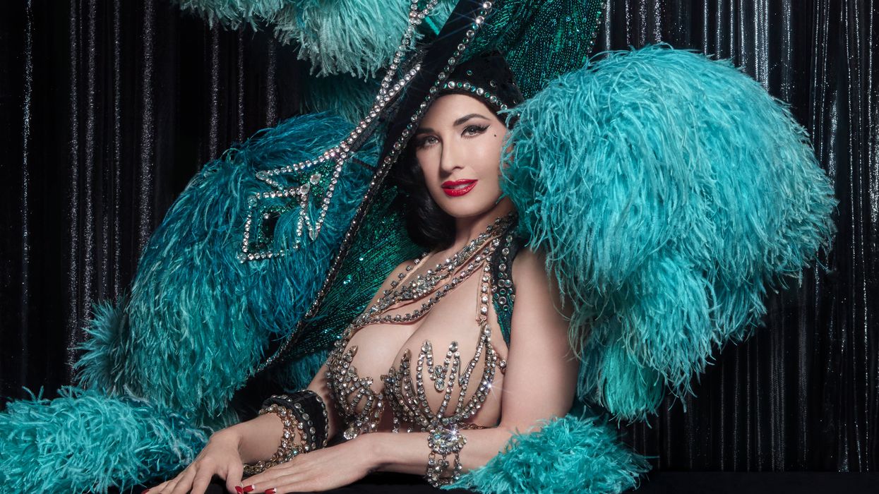<p>Dita Von Teese Talks Vegas Residency & Working With Taylor Swift</p>