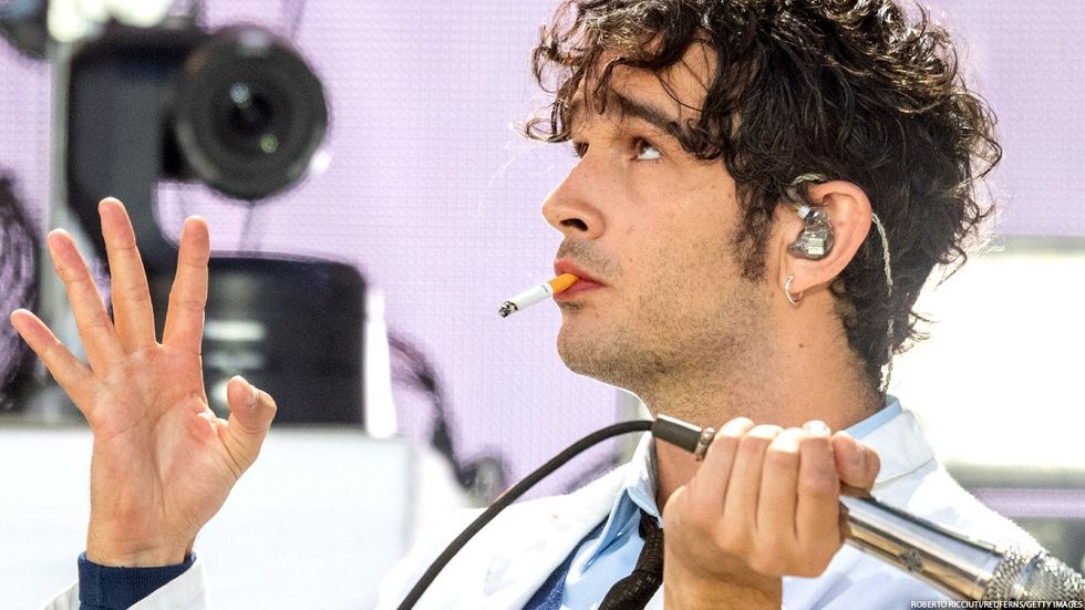 
The 1975's Matty Healy Kisses Man in Protest of Malaysian Antigay Laws
