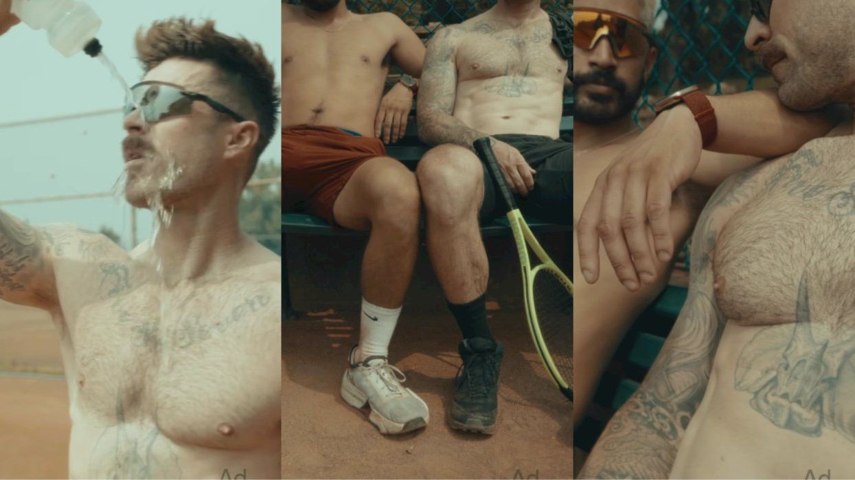 Watch Kyle Krieger Get His Nipple Teased in Steamy Trojan Ad