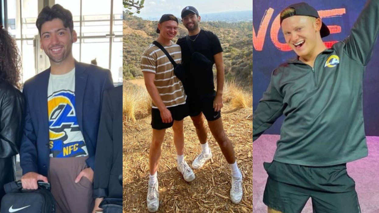 <p>These Cheerleaders Are Making History As the NFL's 1st Gay Cheer Captains</p>