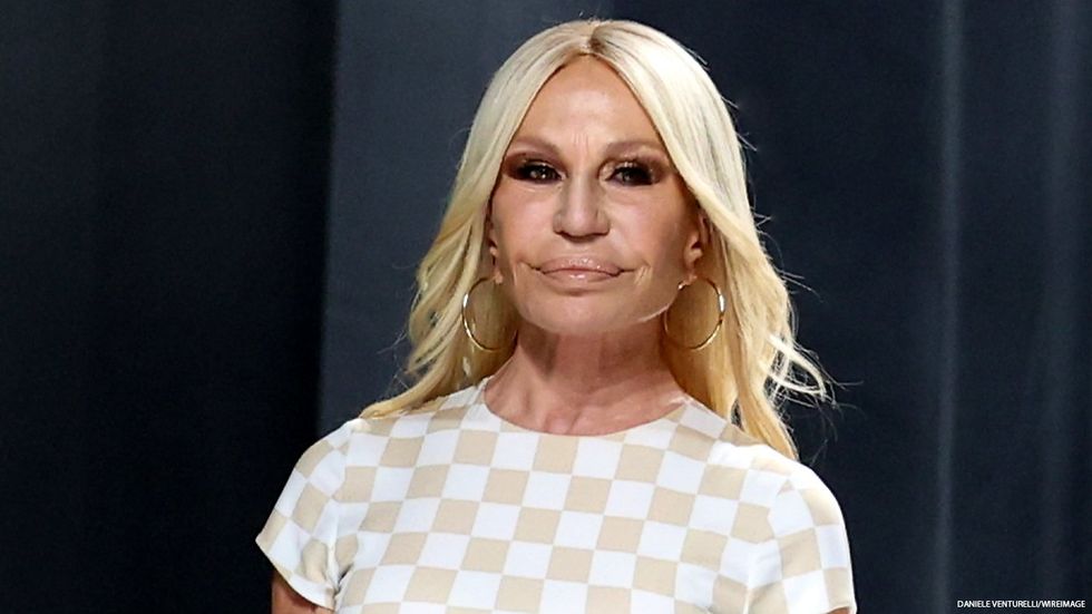 
Donatella Versace Perfectly Calls Out Italy's Anti-LGBTQ+ Laws
