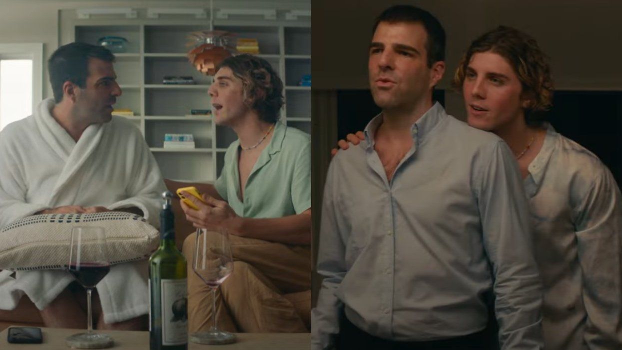 Lukas Gage Helps Zachary Quinto Use Hookup Apps in Debut 'Down Low' Trailer