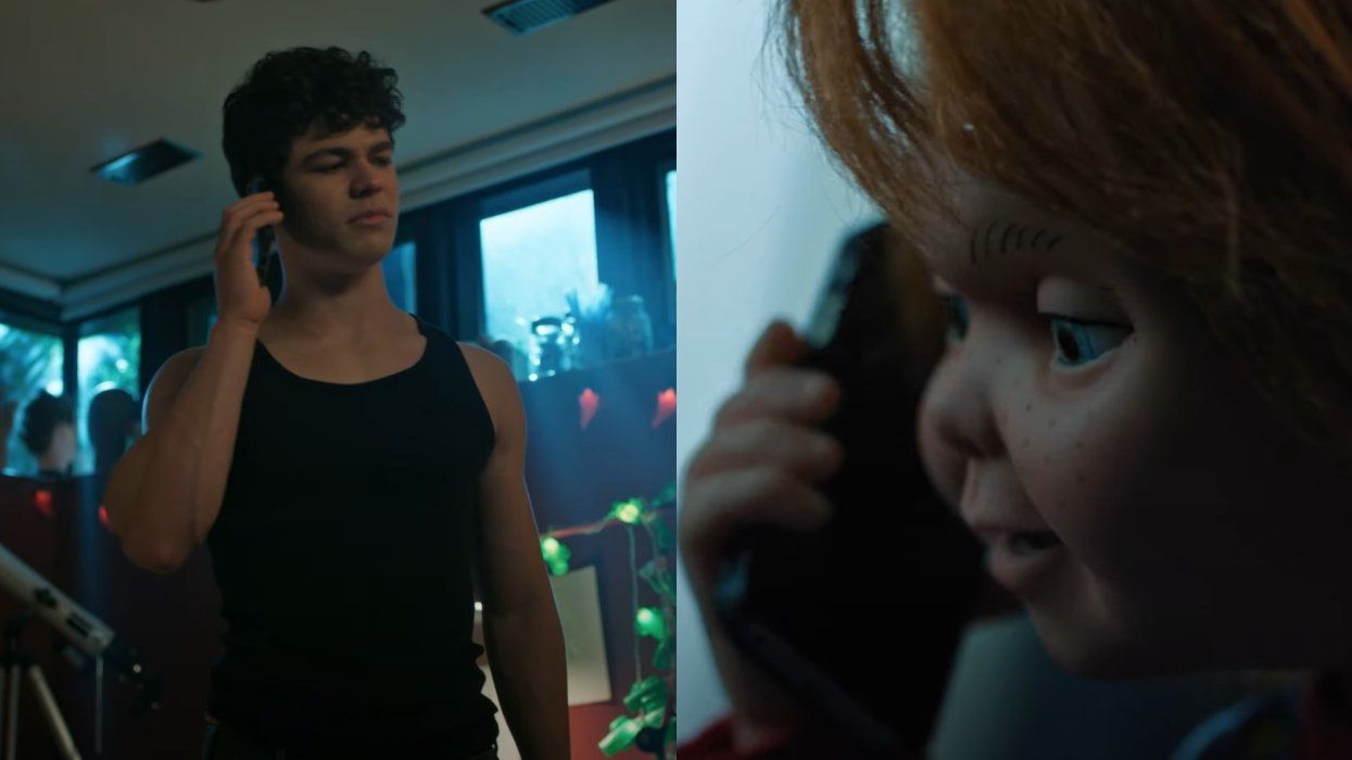 A Killer Doll Terrorizes Tank Top-Wearing Twinks in New 'Chucky' Season 3 Clip | Out.com A Killer Doll Terrorizes Tank Top-Wearing Twinks in New 'Chucky' Season 3 Clip | Out.com