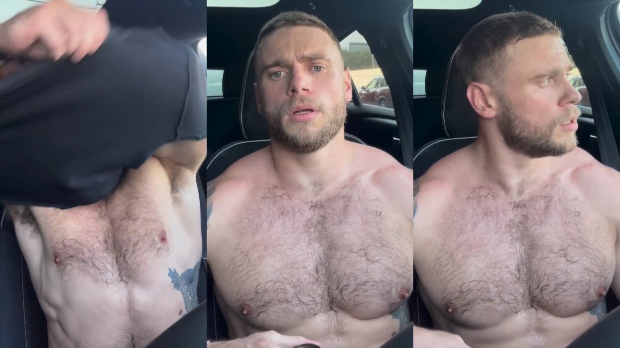 Gus Kenworthy Shows Off His Hairy Shirtless Chest in Steamy New Insta Post