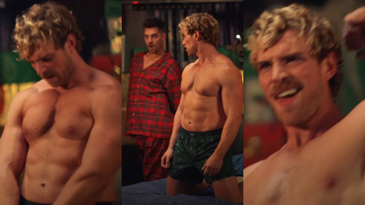<p>Watch Zane Phillips Flex All His Muscles in Matt Rogers' New Christmas-Themed Music Video</p>