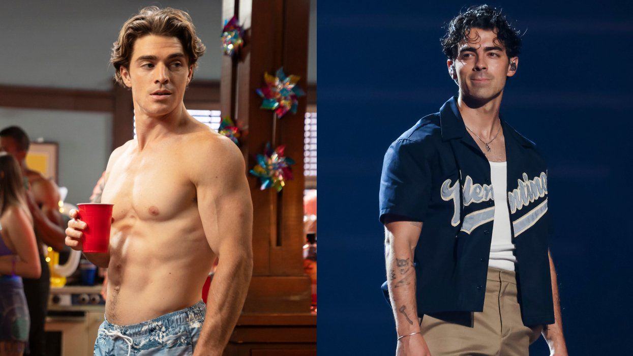 Joe Jonas Got Cozy With 'Devotion' Costar Spencer Neville & Now Rumors Are Flying