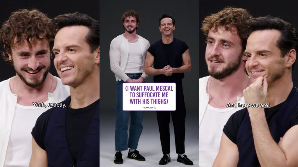 
Yes, Paul Mescal & Andrew Scott know how thirsty we are for them
