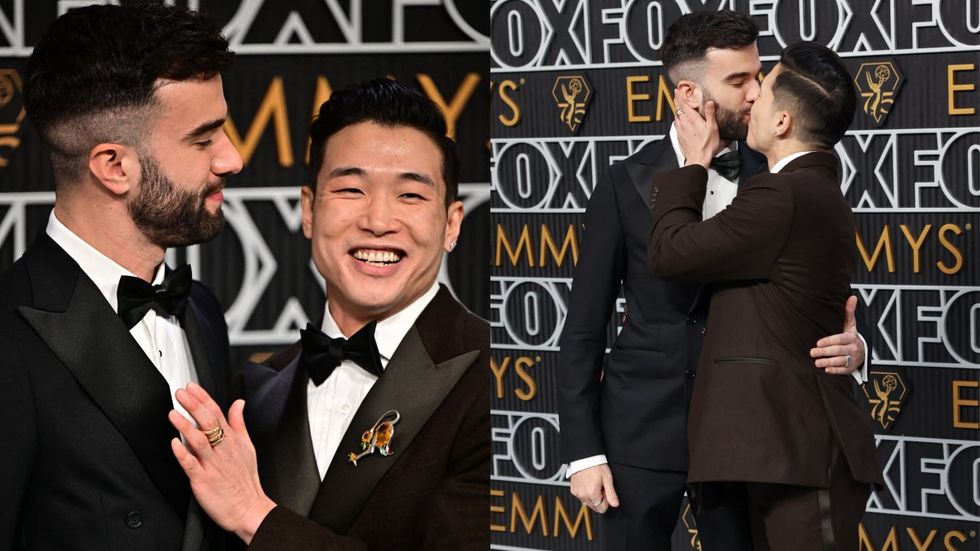 Joel Kim Booster & John-Michael Kelly were the sweetest boyfriends at the Emmys