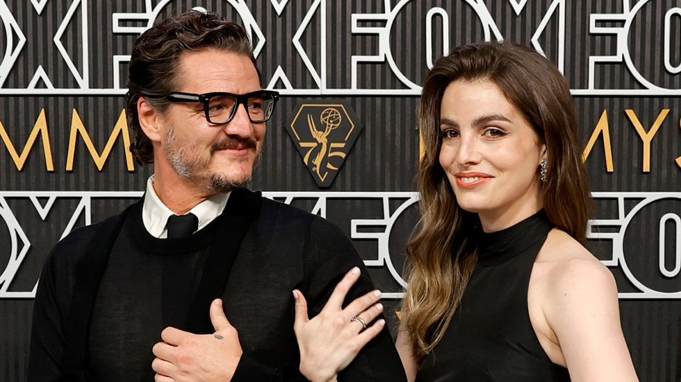 
Pedro Pascal walked the Emmys red carpet with sister Lux
