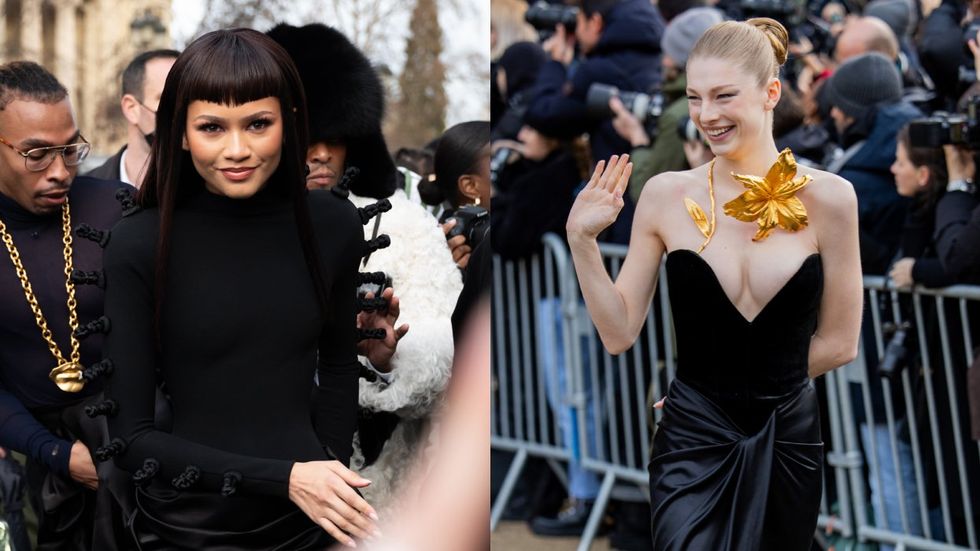 
Zendaya & Hunter Schafer reunited during Paris Fashion Week and fans were freaking out
