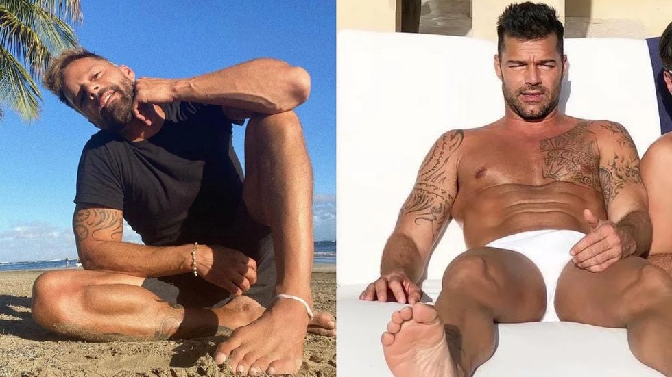 
Ricky Martin is opening up about his foot fetish—and he's not afraid to let the world know about it
