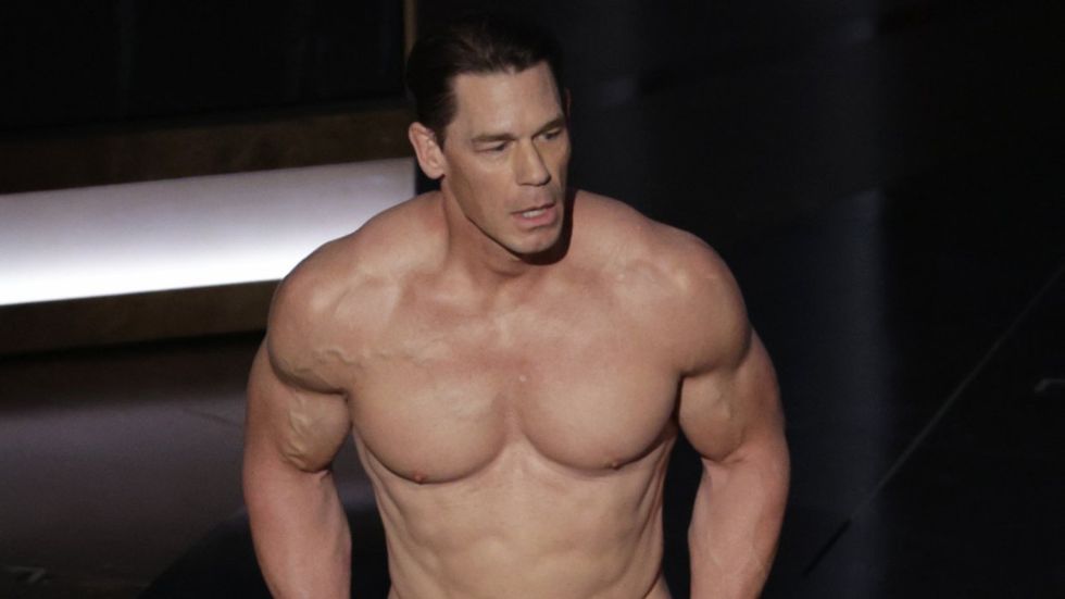 
John Cena got naked at the 2024 Oscars & we're tuned in
