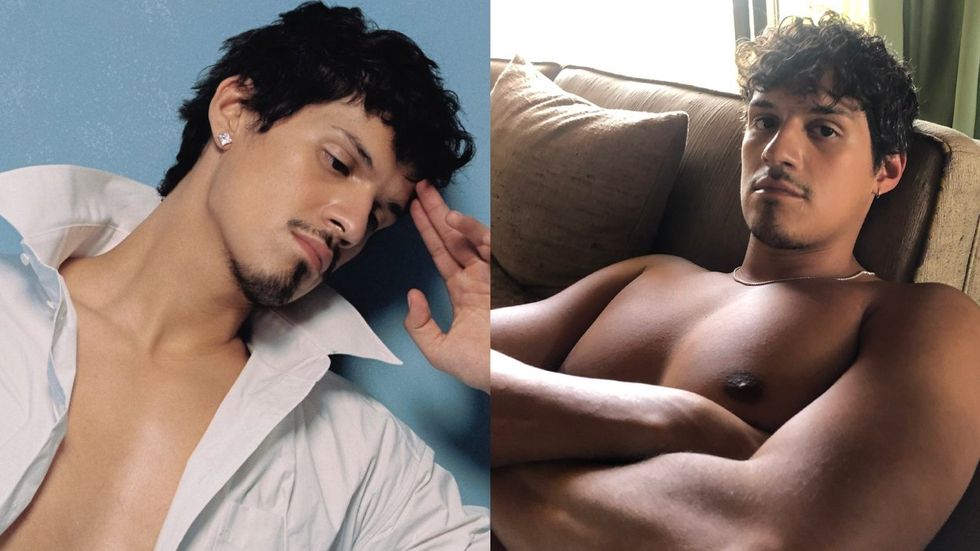 
Omar Apollo is showing off his chest & teasing his second album
