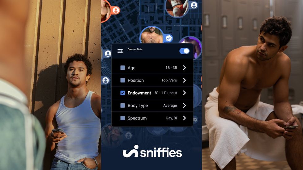 
Sniffies now has filters for age, body type & endowment size
