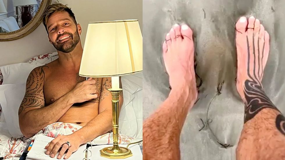 
Ricky Martin opens up (again!) about his love of feet
