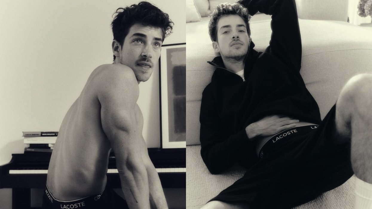 Manu Rios' new shirtless Lacoste campaign has us seriously sweating