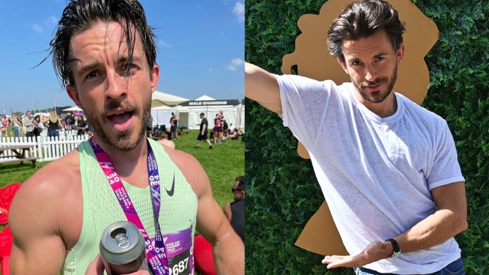 
Jonathan Bailey got hot & sweaty—for LGBTQ+ charity!
