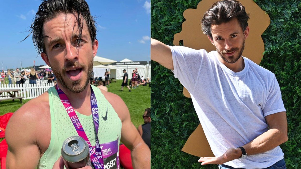 <p>Jonathan Bailey got hot & sweaty—for LGBTQ+ charity!</p>