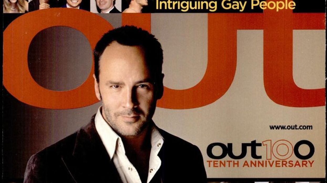 Tom Ford solidified his fashion icon status during the Out100's 10th anniversary