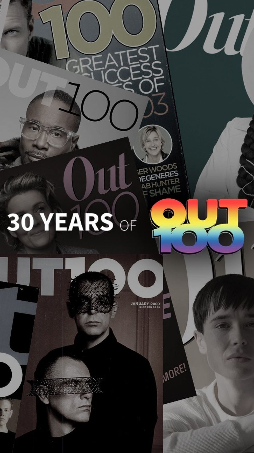 Step into the Out100 Vault & celebrate 30 years of history-making LGBTQ+ folks!