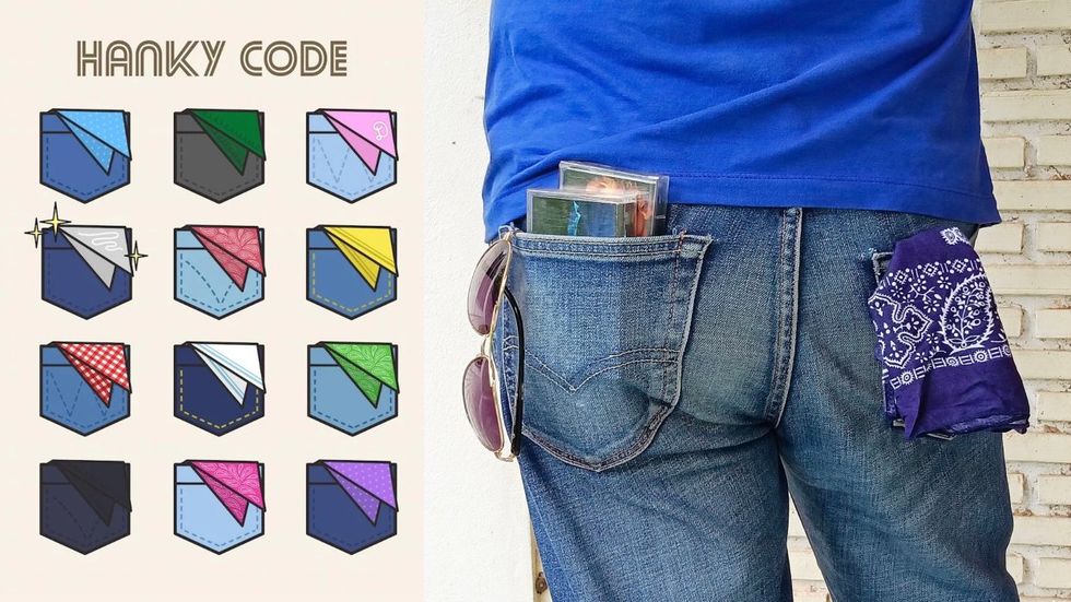 What exactly is the Hanky Code? Let's untuck its colorful, queer history!