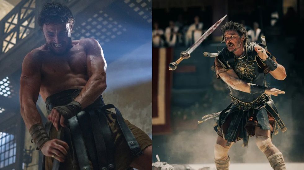 Watch Paul Mescal & Pedro Pascal sword fight in the first epic, sweaty 'Gladiator II' trailer